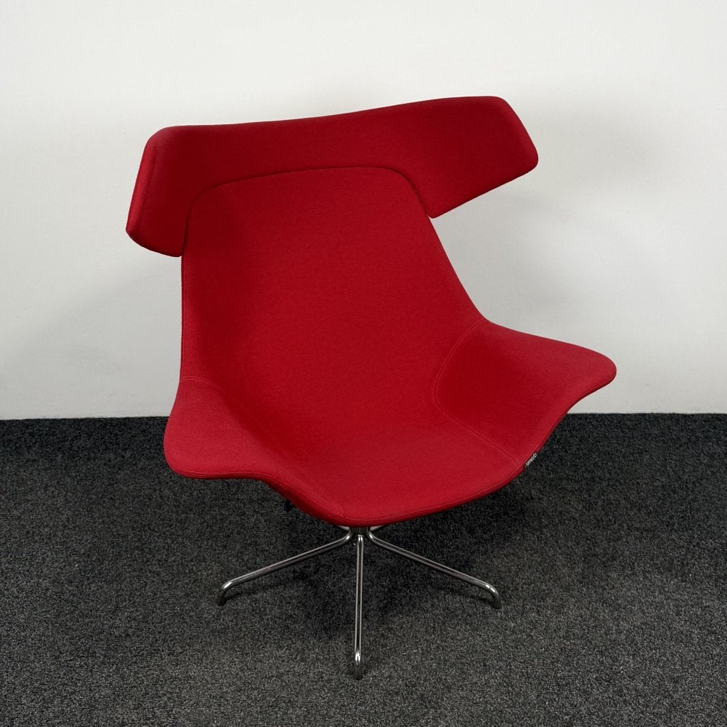 Offecct Oyster Easychair - Rood 26222, Ophalen, Gebruikt, Stof