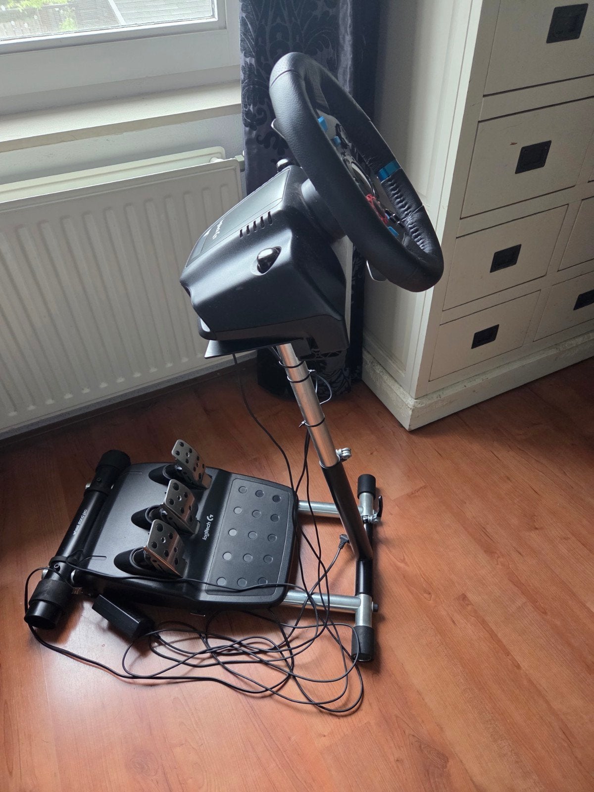 Logitech g25 wheel stand pro en logitech g29 stuurwiel, Ophalen, Zo goed als nieuw