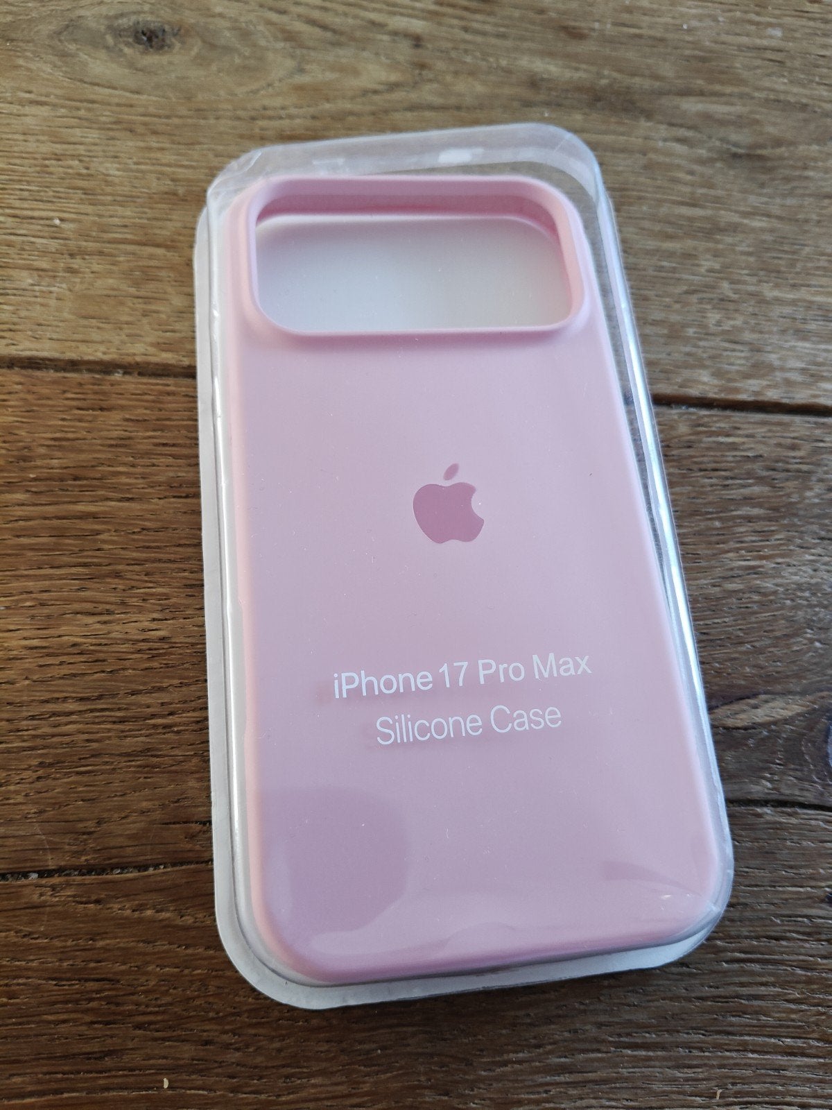 Roze Apple Siliconen Hoesje voor iPhone 17 Pro Max, Telecommunicatie, IPhone 17, Nieuw, Hoesje of Tasje, Ophalen of Verzenden