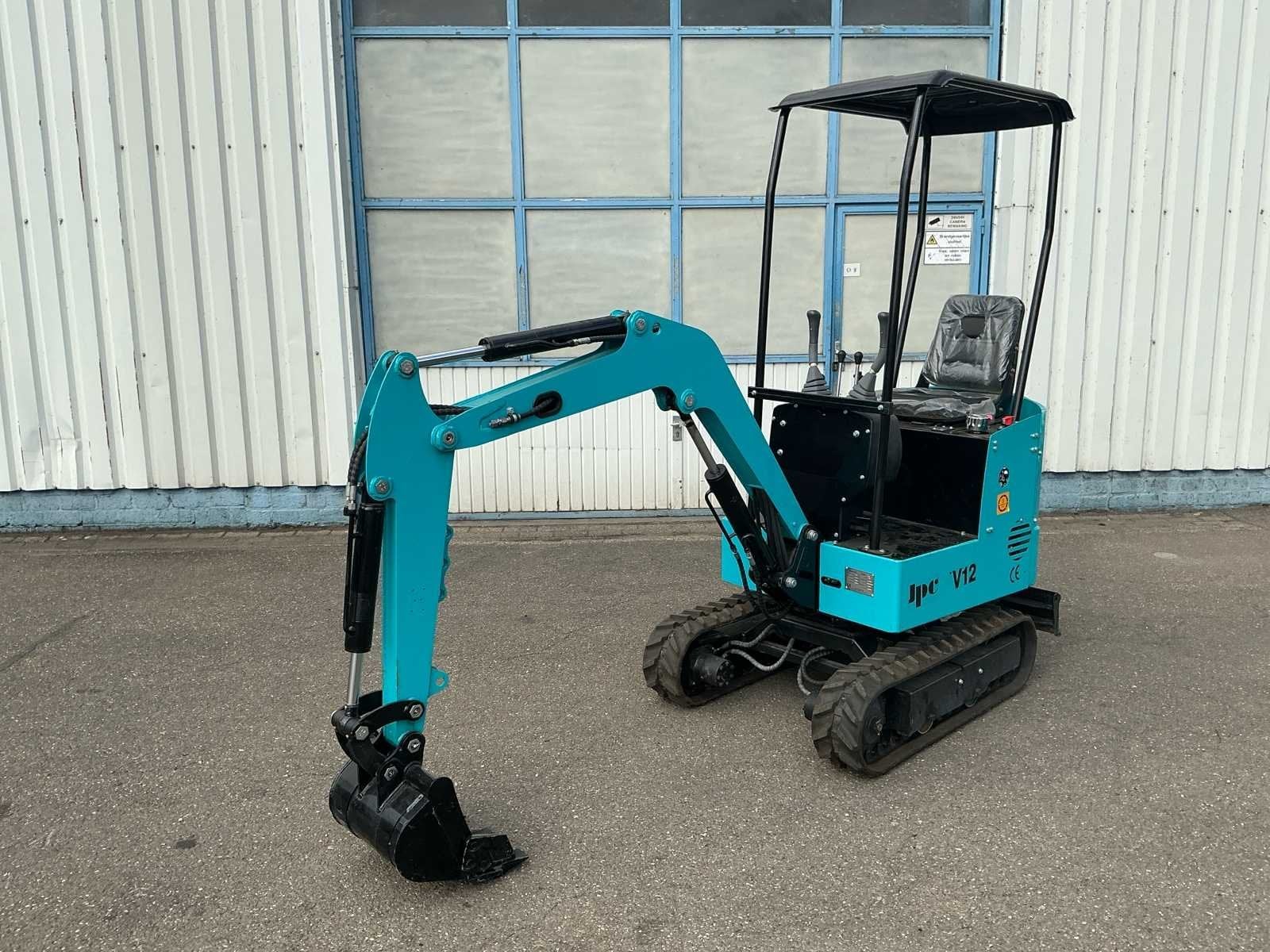 2025 JPC KV12 Minigraafmachine met tandenbak nieuw!, Graafmachine