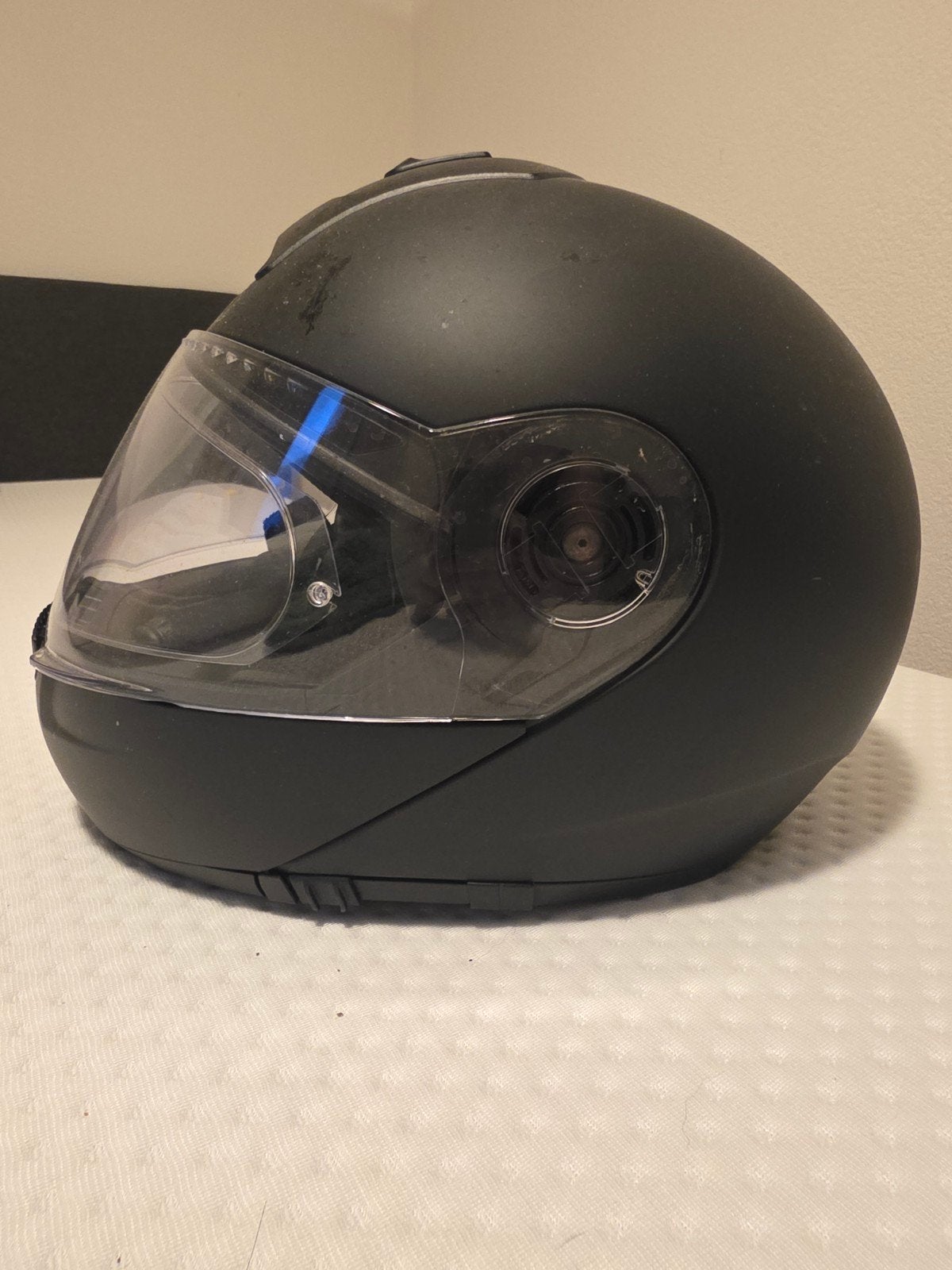 Schubert c3 systeemhelm motorhelm VANAVOND OPHALEN VOOR 125, Motoren, Kleding | Motorhelmen, M, Systeemhelm, Tweedehands, Ophalen