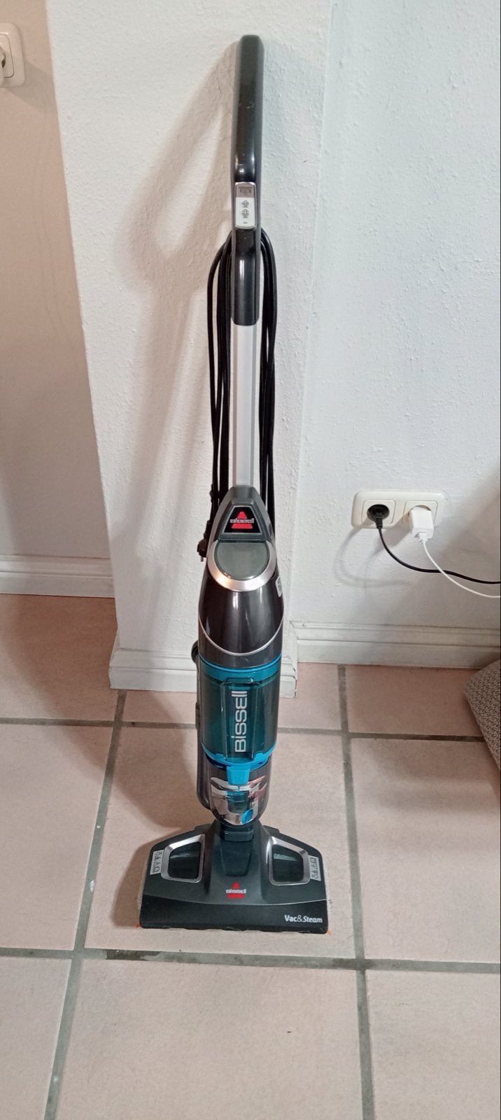 Bissell Vac & Steam 2-in-1 Stoomreiniger en Stofzuiger, Overige merken, Gebruikt, Geschikt voor harde vloeren, Reservoir