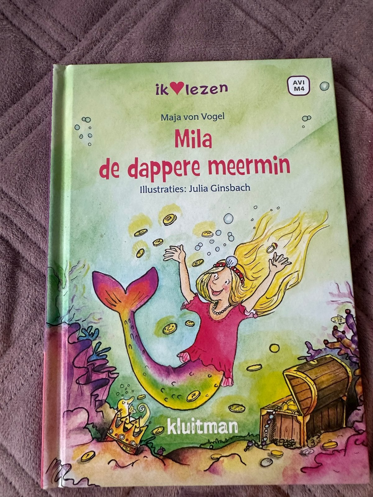 Mila de dappere meermin - AVI M4 kinderboek, Boeken, Ophalen of Verzenden, Zo goed als nieuw, Sprookjes