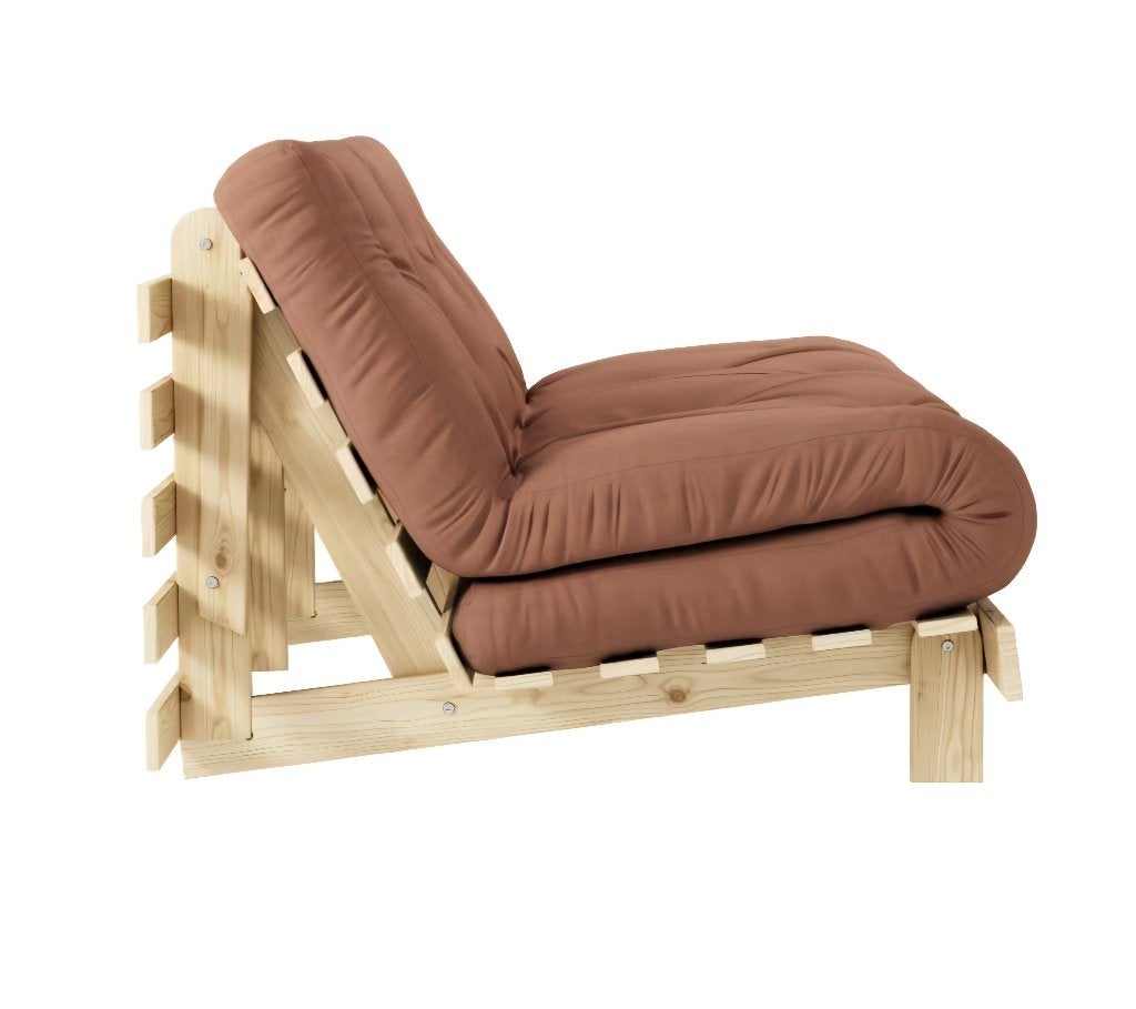 Slaapbank ( met matraas) - Sofa bed (matres included), Ophalen, Hout, 125 tot 150 cm, 150 tot 200 cm
