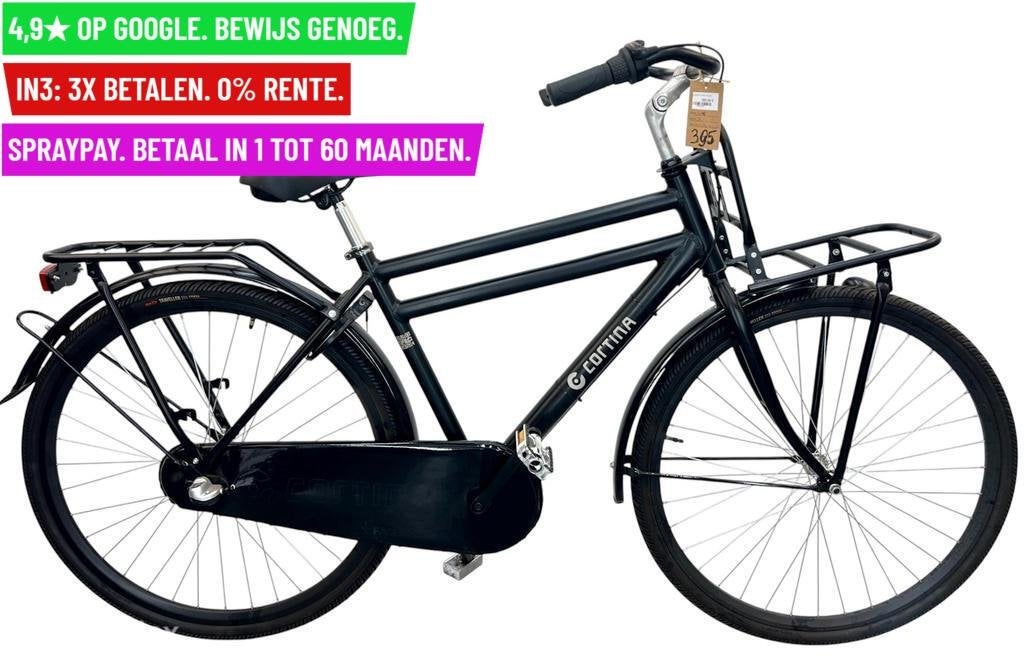 Herenfiets Cortina Man 28"/50cm/3ver - Garantie/Levering