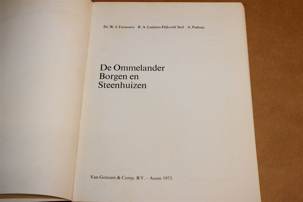 De Ommelander Borgen en Steenhuizen — Met Kaart [1973], Boeken, Ophalen of Verzenden, Gelezen