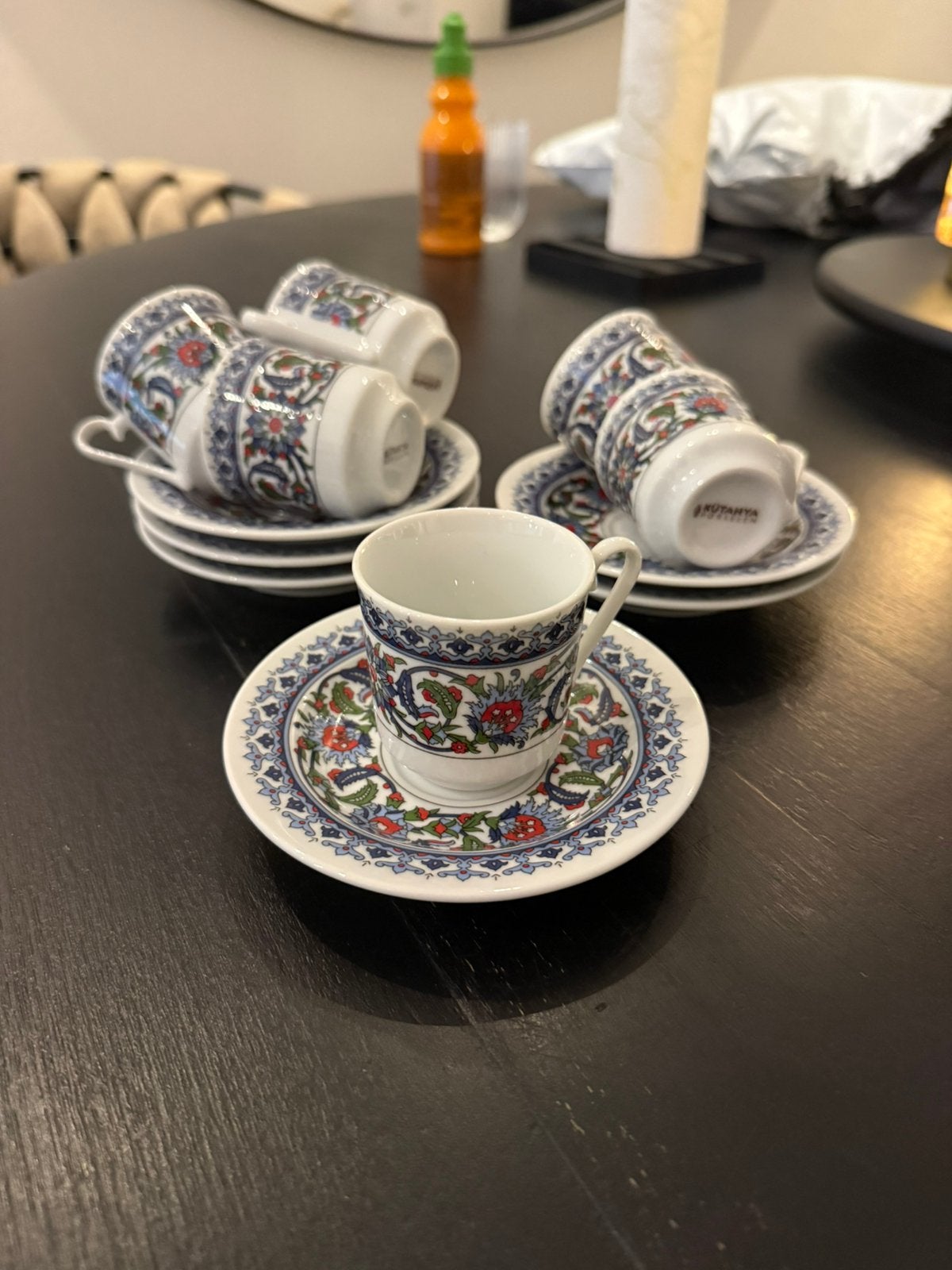Espresso kopjes, turkse koffie kopjes, Ophalen of Verzenden, Zo goed als nieuw, Overige stijlen, Kop(pen) en/of Schotel(s)