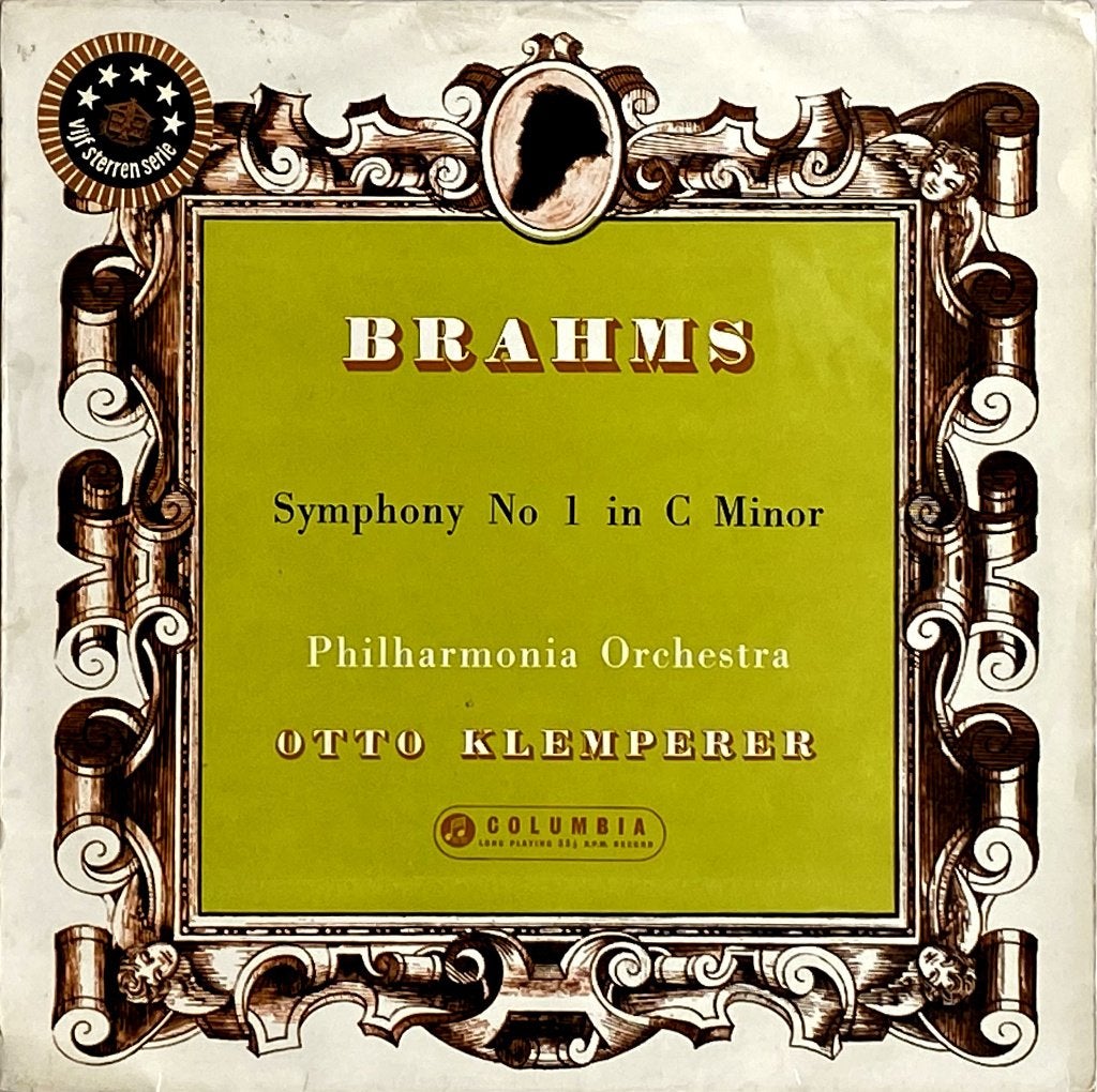 Brahms - Symfonie nr. 1 - Otto Klemperer, LP, Gebruikt, Brahms, Ophalen of Verzenden