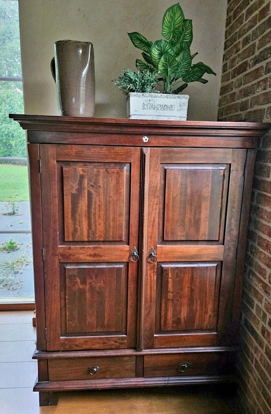 **Mooie (tv) kast, koloniale stijl **, Ophalen, Gebruikt, 100 tot 150 cm, Minder dan 100 cm