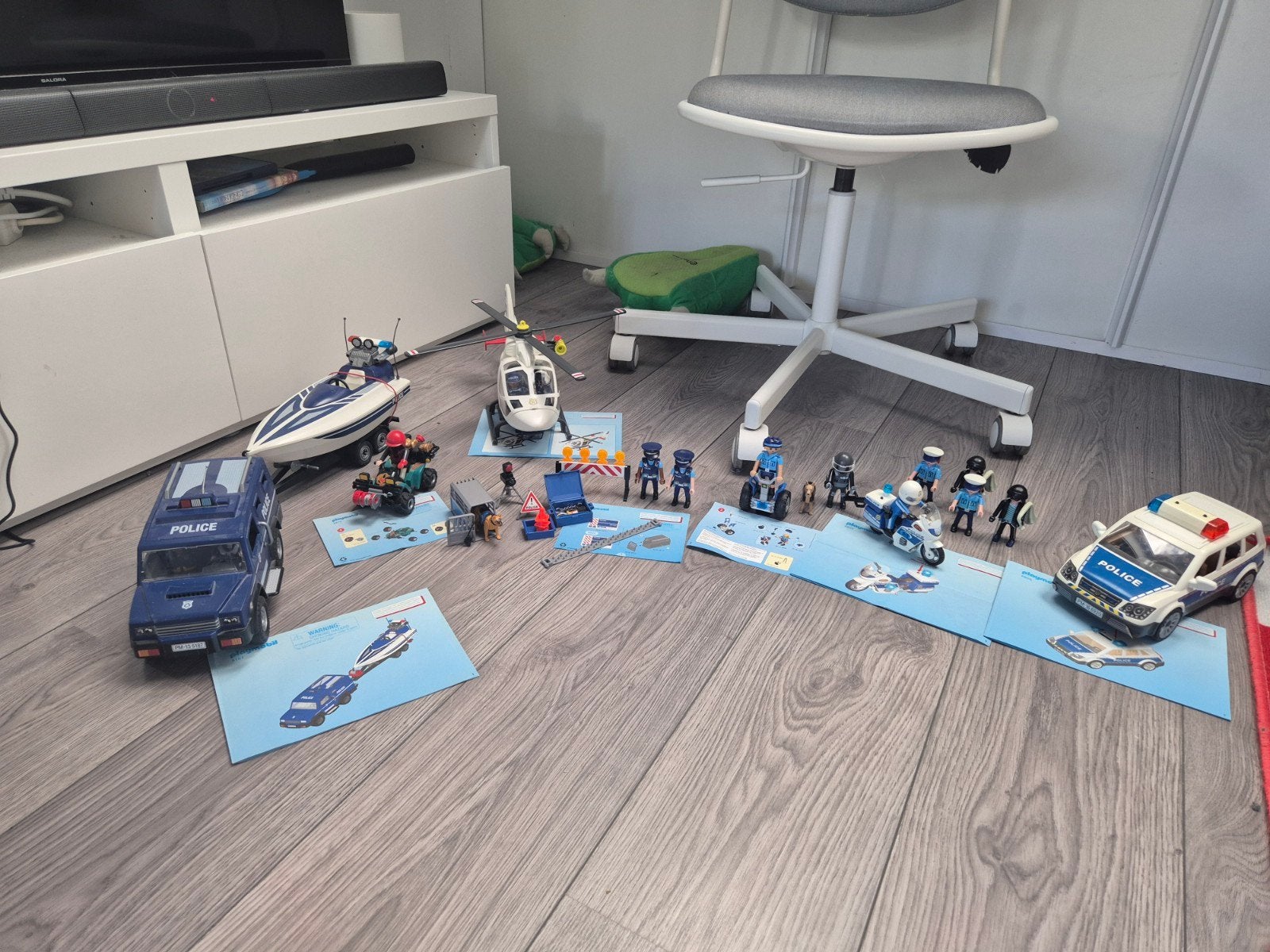 Grote Playmobil politieset, Kinderen en Baby's, Speelgoed | Playmobil, Ophalen of Verzenden, Zo goed als nieuw