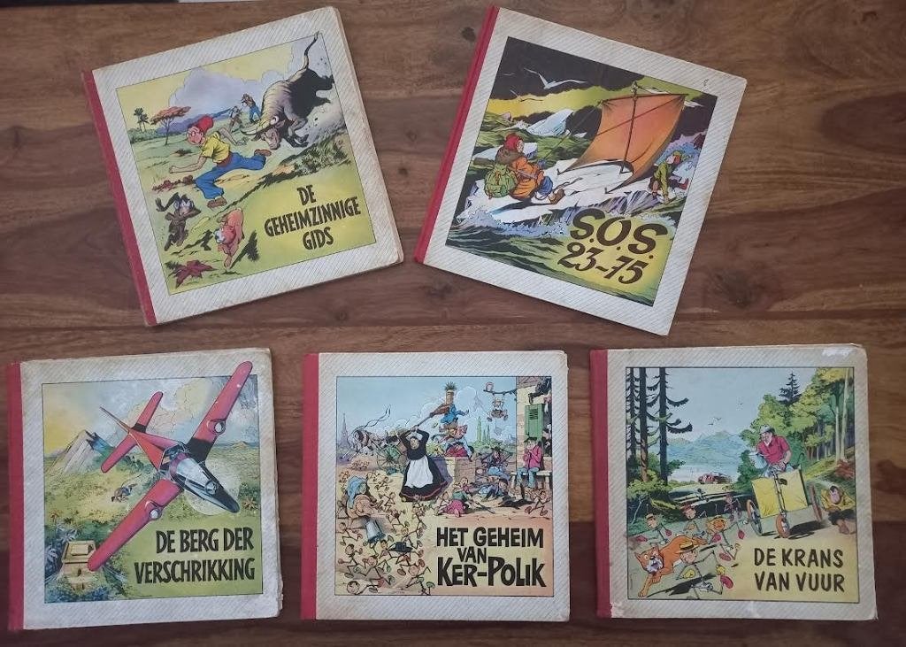 5 Vintage Stripboeken - F.A.Breysse (tekst & tekeningen), Boeken, Gelezen, F.A.Breysse, Ophalen of Verzenden, Meerdere stripboeken