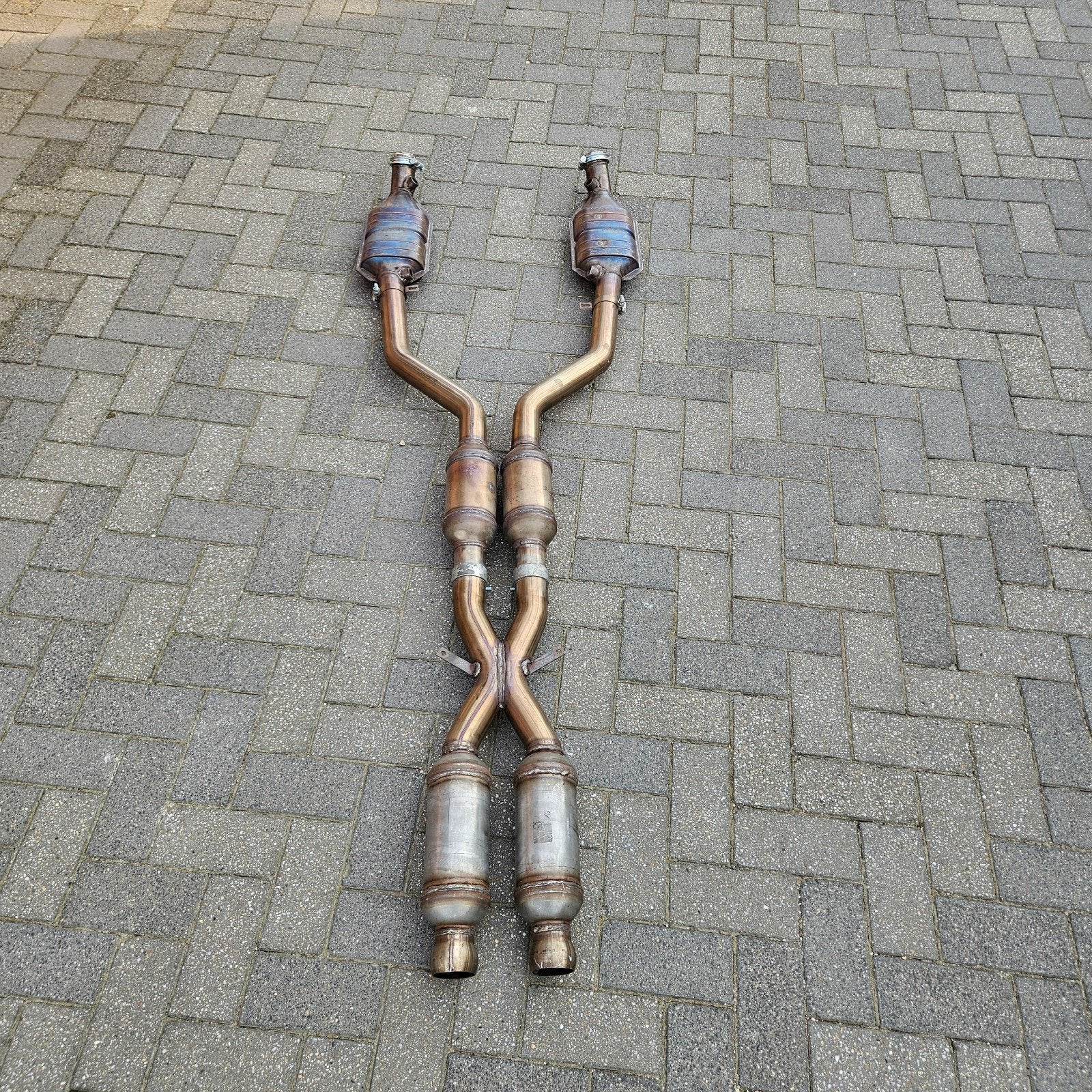 BMW M3 E92 keuringsuitlaat met Katalysatoren, Auto-onderdelen, Uitlaatsystemen, Ophalen, Gebruikt, BMW