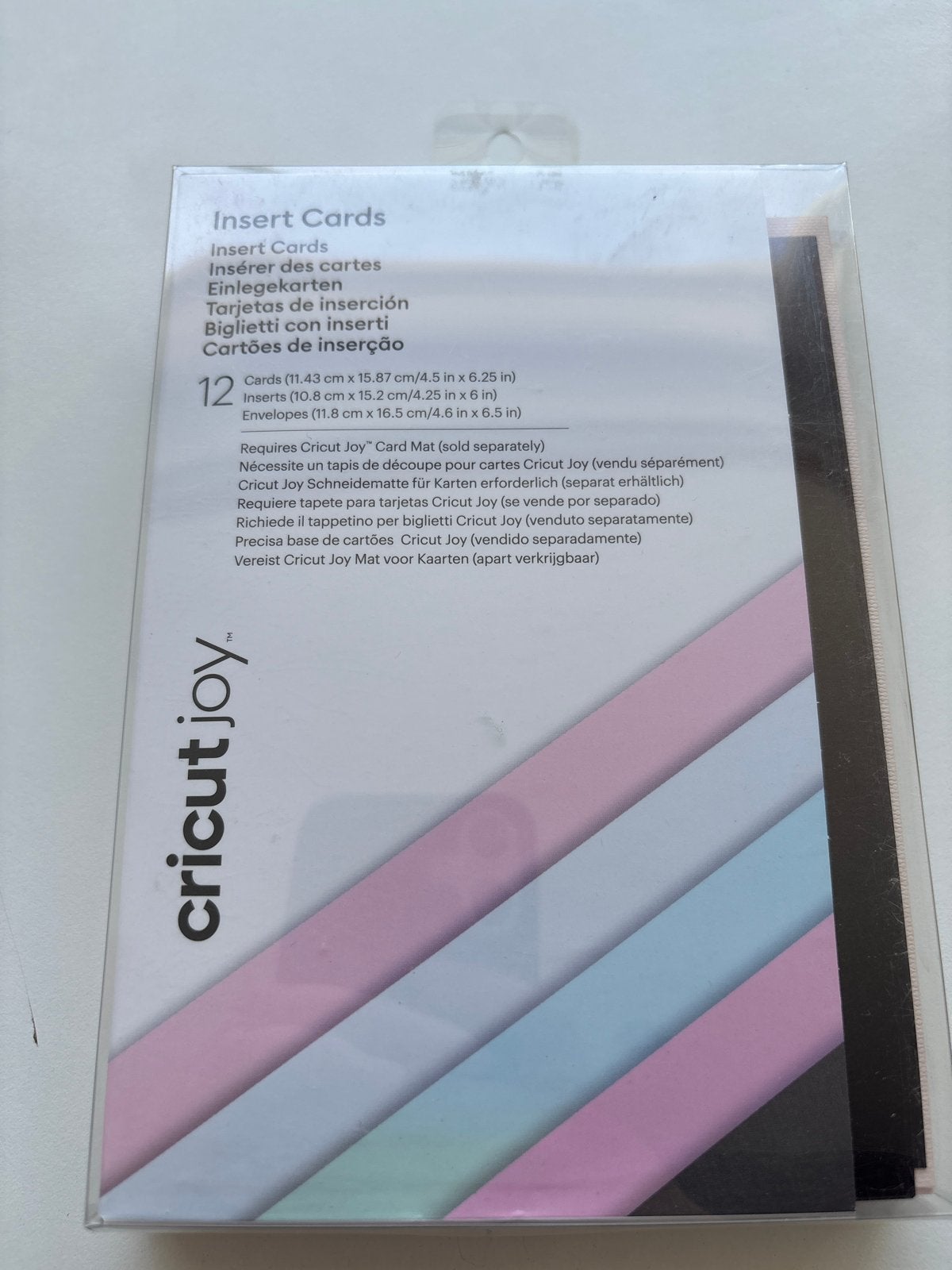 Cricut Insert Cards - Diverse kleuren (licht verkleurd), Hobby en Vrije tijd, Geschikt voor snijden, Gebruikt, Meerkleurig, Ophalen of Verzenden