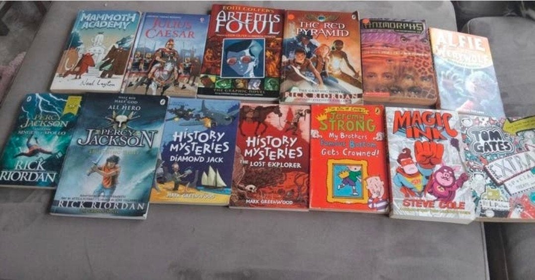 13x engelse boeken partij

Percy jackson
History mysteries
J, Ophalen of Verzenden