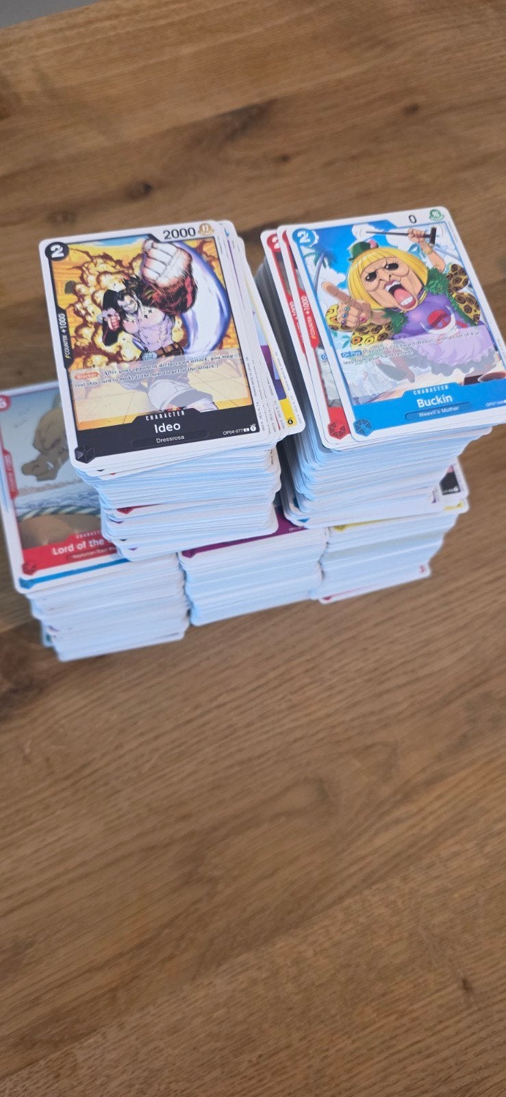 One Piece TCG Bulk Kaarten - Grote Collectie, Ophalen of Verzenden, Zo goed als nieuw, Meerdere kaarten