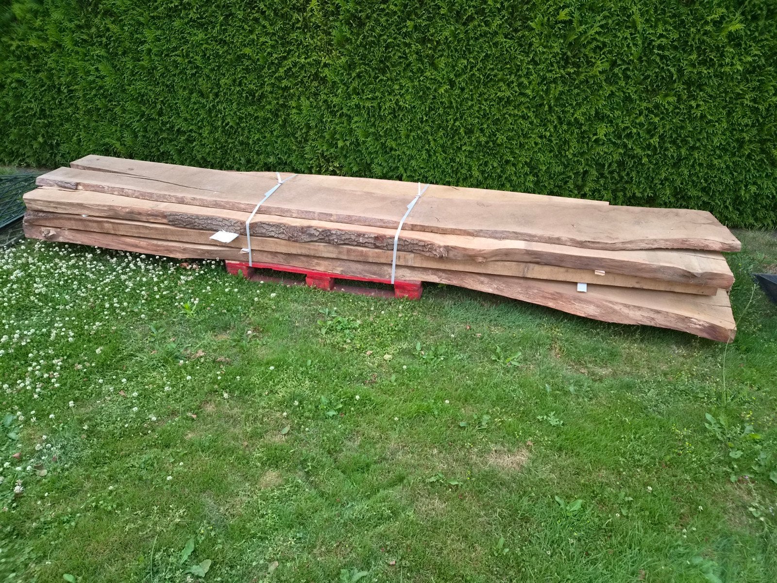 Eiken schaaldelen droog, Ophalen, 250 cm of meer, Balken