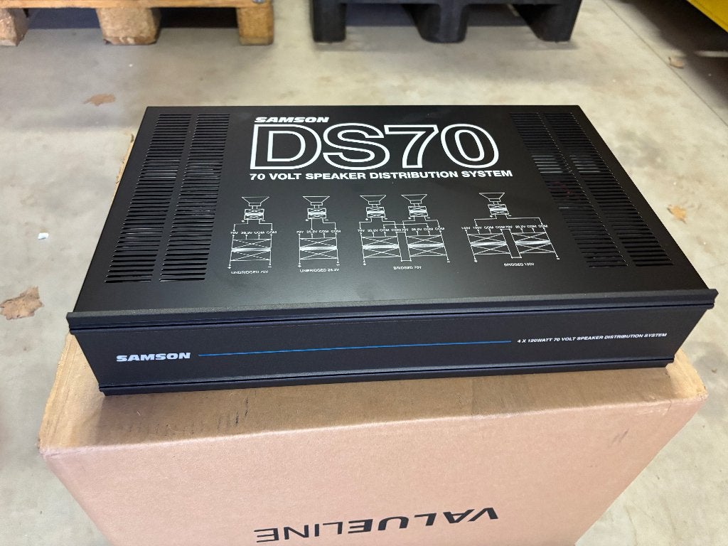 Samson DS70 70V speaker distributiesysteem, Ophalen, Nieuw, Minder dan 500 watt, Overige typen