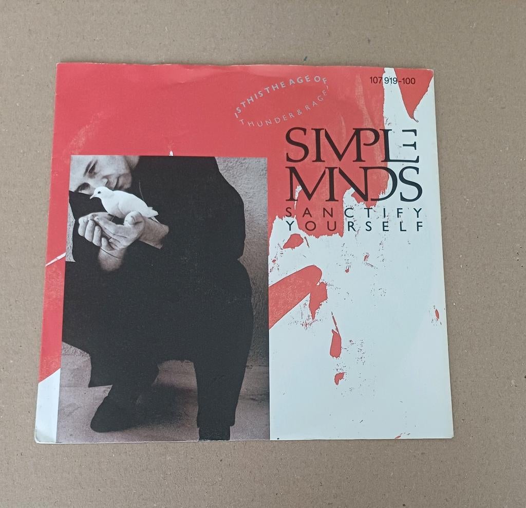 Simple Minds Gereserveerd, Gebruikt, 7 inch, Ophalen of Verzenden, Pop