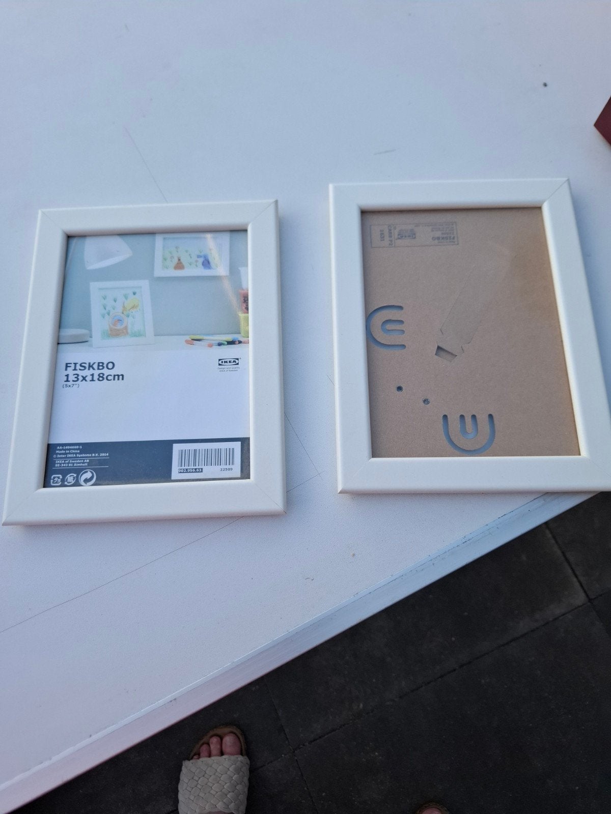 IKEA FISKBO Fotolijsten 13x18cm (2 stuks), Ophalen