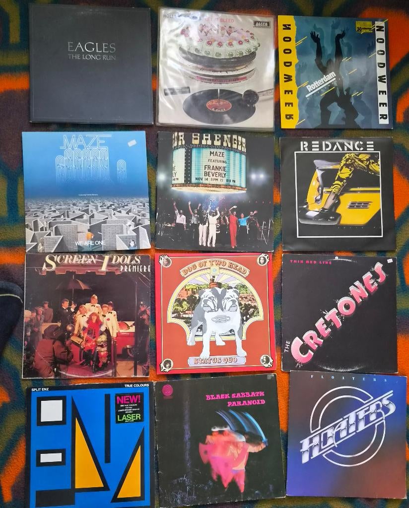 120 lp verzameling vinyl, Gebruikt, Ophalen of Verzenden, 12 inch, Poprock