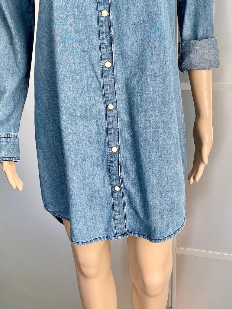 i173 spijkerjurk maat 38=M jurk jurkje jeans spijker blauw, Kleding | Dames, Jurken, Maat 38/40 (M), Blauw, Ophalen of Verzenden