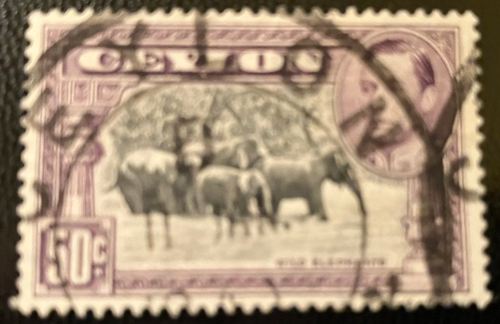 Ceylon Michelnr 239 E gestempeld, Postzegels en Munten, Postzegels | Azië, Verzenden, Gestempeld, Zuid-Azië