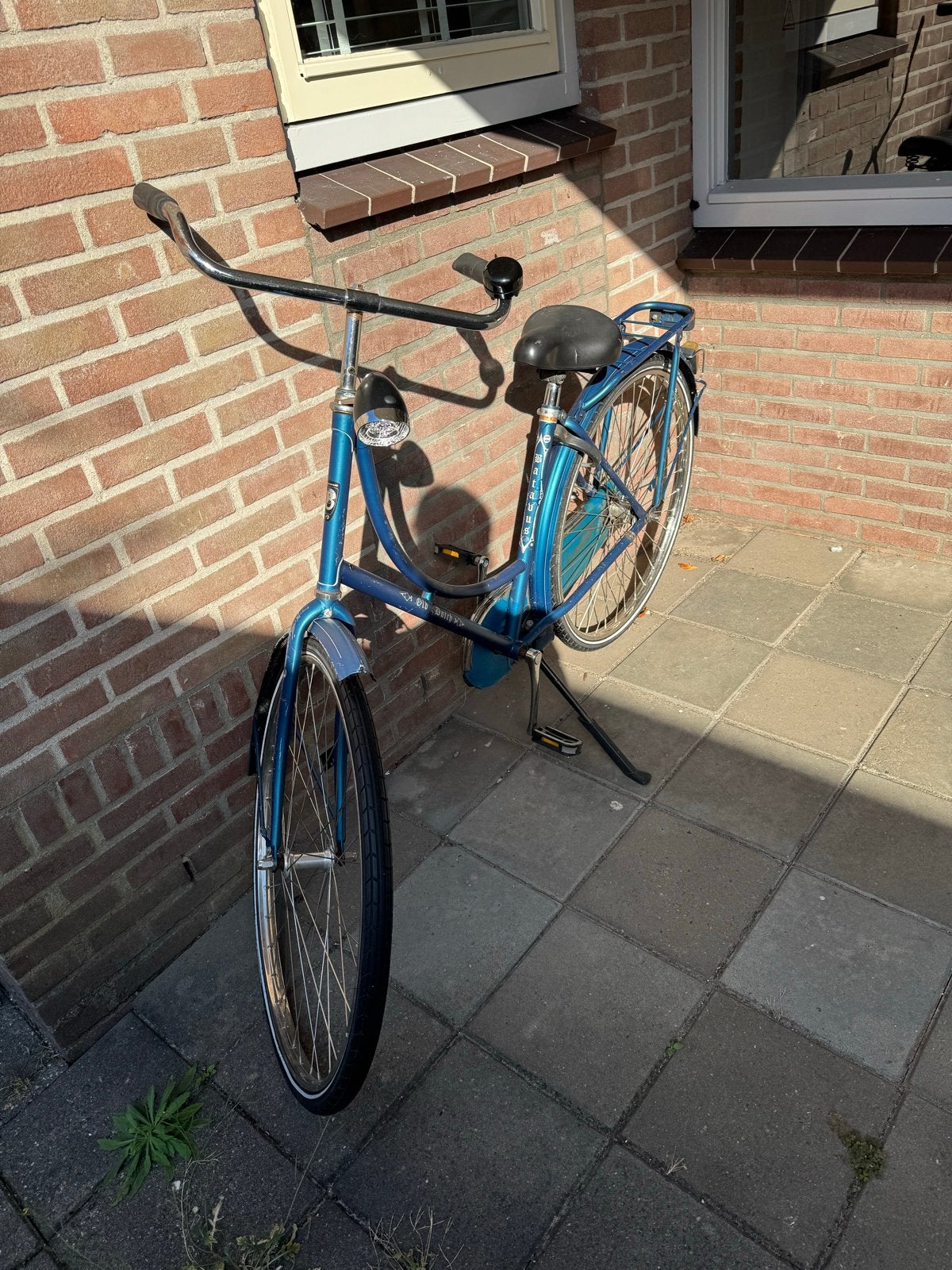 Batavus Old Dutch Omafiets - Mat Blauw - Opknapper, 50 tot 53 cm, Ophalen, Gebruikt, Terugtraprem