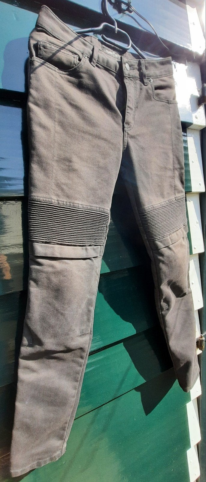 PandoMoto Jeans, PMJ, 28W/32L motorbroek, zwart, als nieuw, Motoren, Ophalen of Verzenden, Broek | textiel, PANDO MOTO, Dames