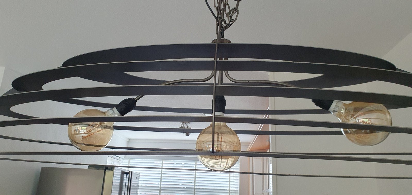 Straluma hanglamp van stalen 150 x 55 x 36., Ophalen, Minder dan 50 cm