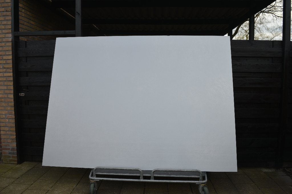2x trespa plaat wit, Doe-het-zelf en Verbouw, Platen en Panelen, Ophalen, Zo goed als nieuw, Overige materialen, Minder dan 20 mm