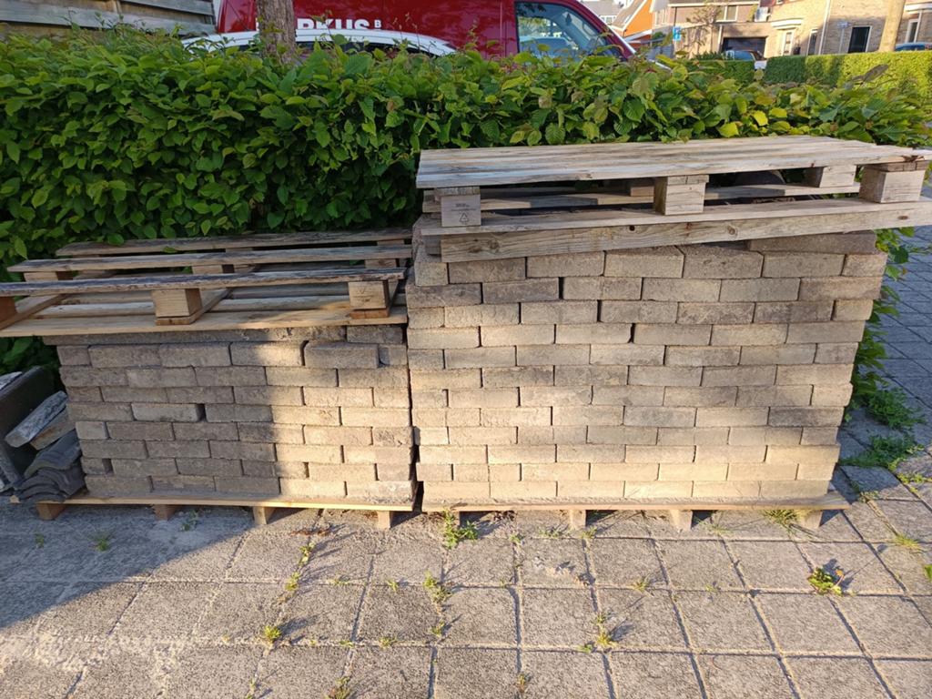 Betontegels gratis, Ophalen, Gebruikt, Overige materialen