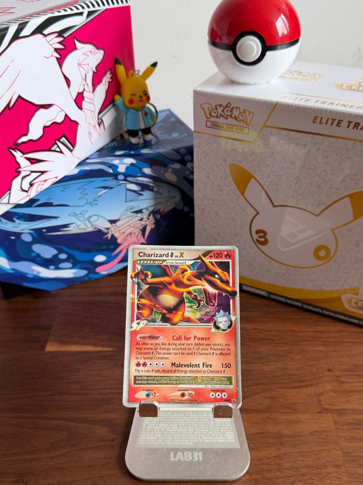 Pokémon Charizard G LV.X DP45 Holo Promo 2009, Hobby en Vrije tijd, Verzenden, Zo goed als nieuw, Losse kaart