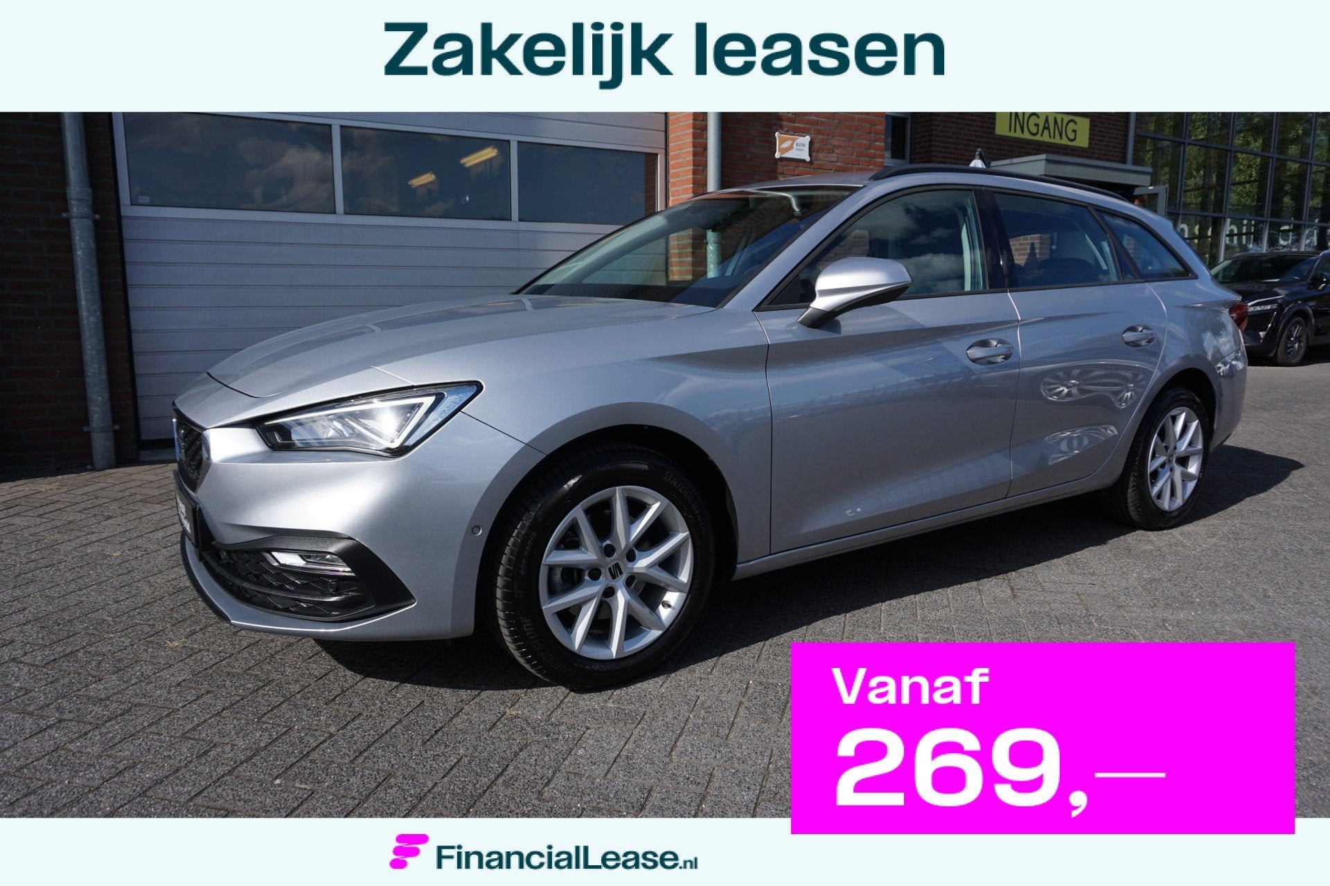 SEAT Leon Sportstourer 1.0 E-TSI 111PK AUTOMAAT STYLE CAMERA, Dealer onderhouden, Stof, Gebruikt, 1290 kg