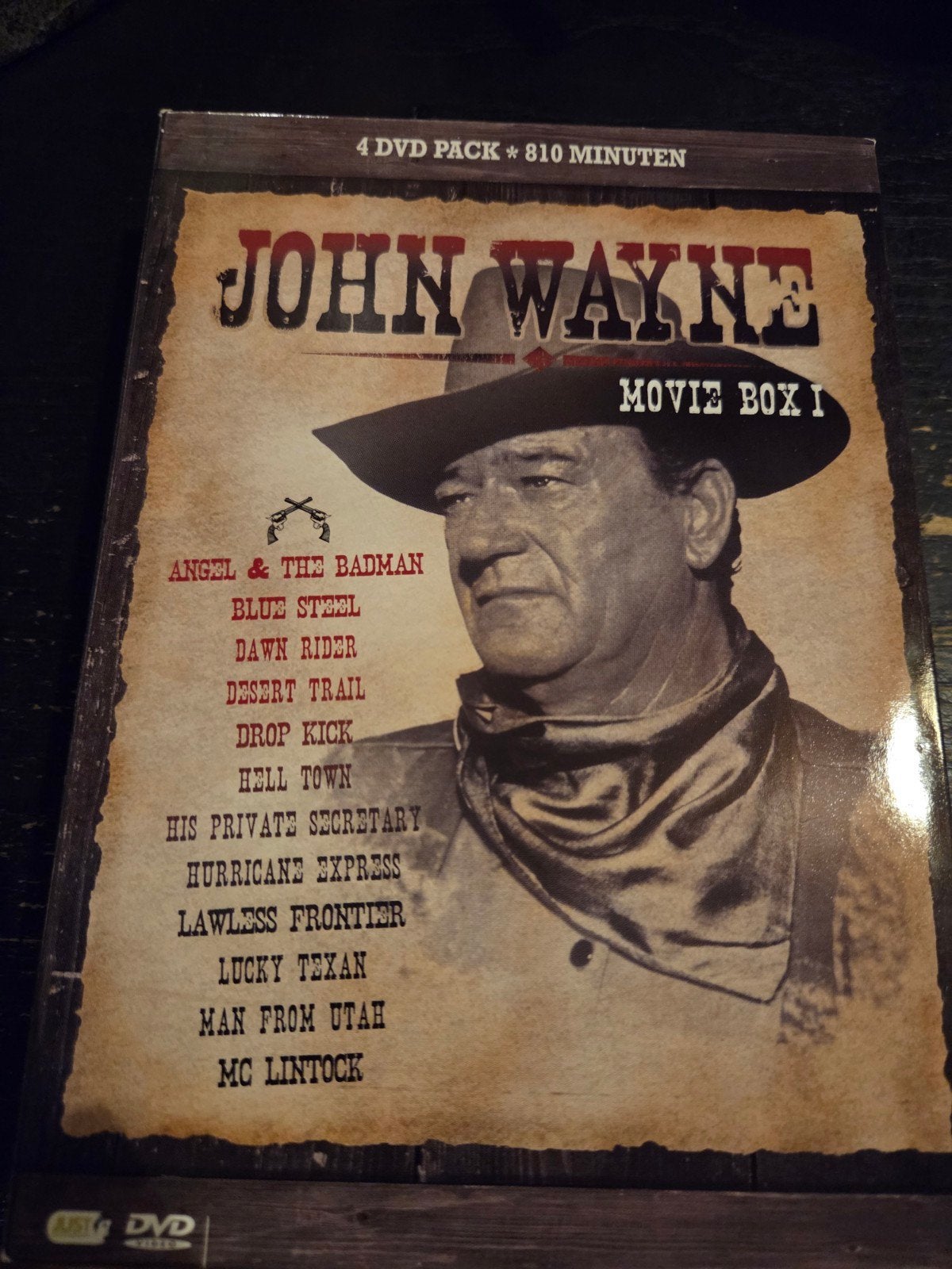 John Wayne moviebox1, Alle leeftijden, Ophalen of Verzenden, Zo goed als nieuw, Actie en Avontuur