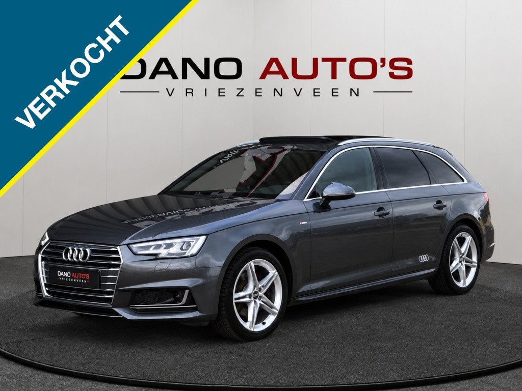 Audi A4 Avant 1.4 TFSI S-Line + Sport LED/Pano/B&O/Leer/Came, Automaat, 1490 kg, Gebruikt, 4 cilinders