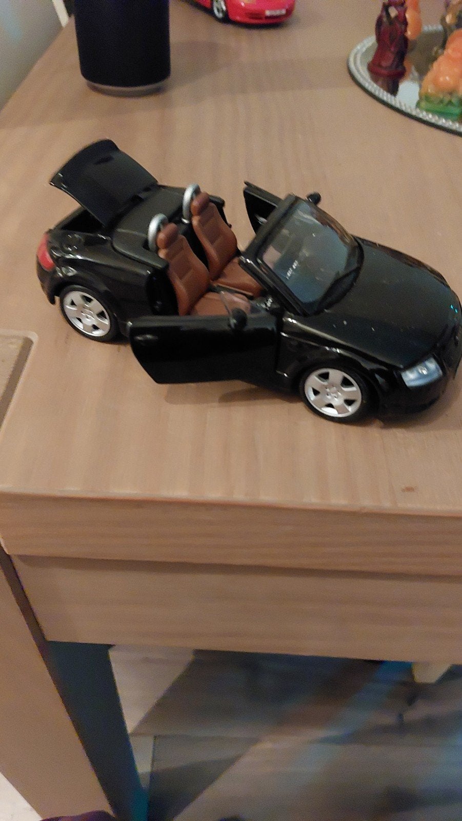 Audi TT Cabriolet modelauto - Zwart, Ophalen, Zo goed als nieuw, Auto