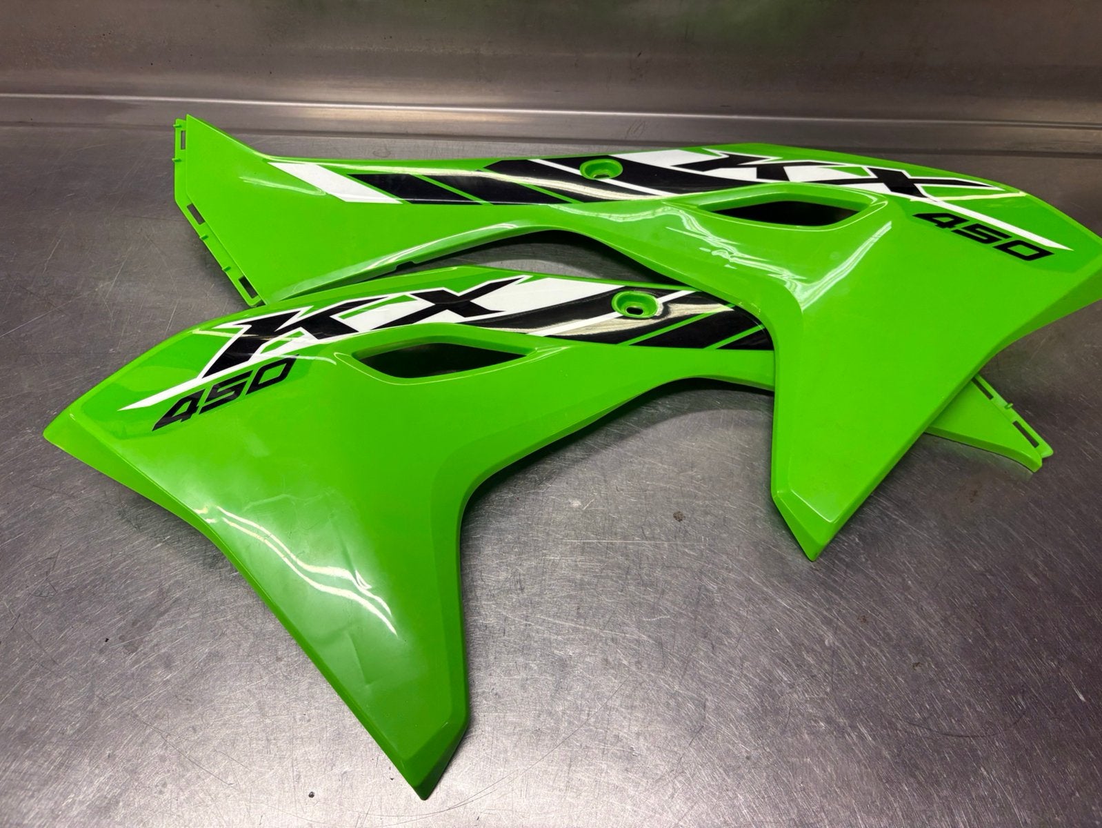 Originele nieuwe radiator kappen Kawasaki kx 450 2025, Ophalen of Verzenden, Nieuw
