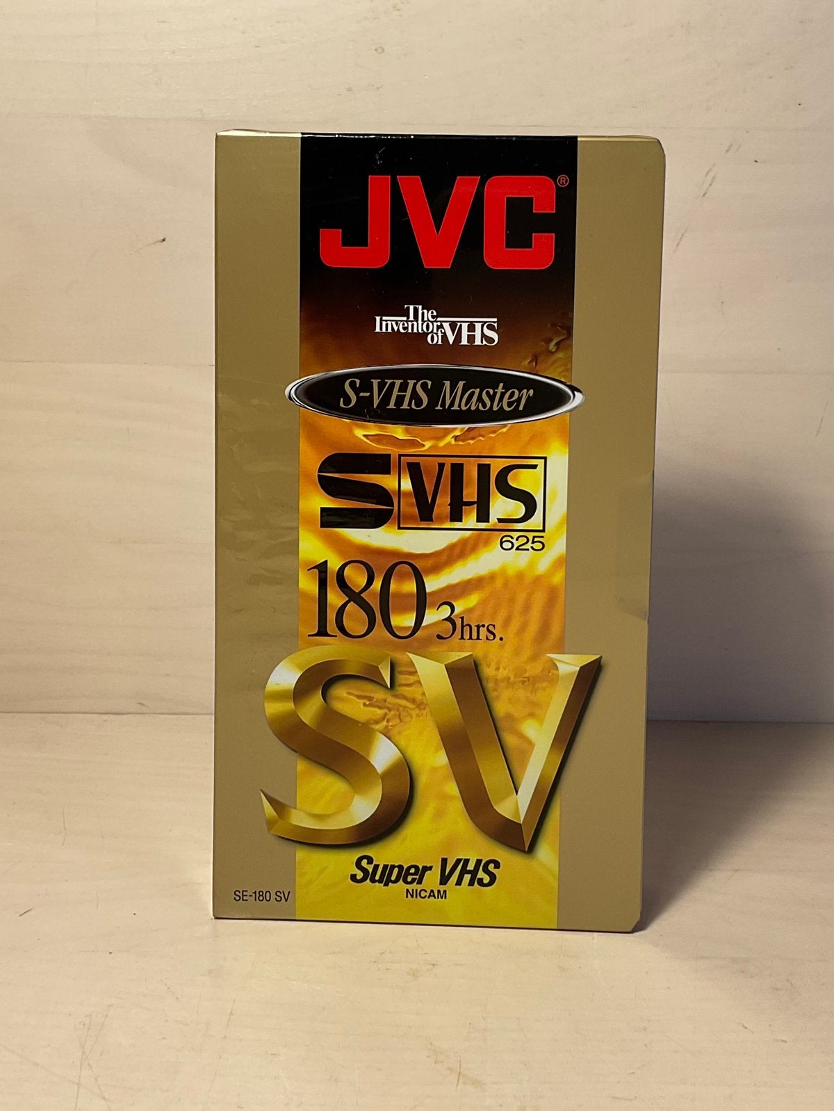 Video band VHS JVC VHS S-VHS  Super VHS SV 180 nieuw geseald, Cd's en Dvd's, Alle leeftijden, Ophalen of Verzenden, Zo goed als nieuw