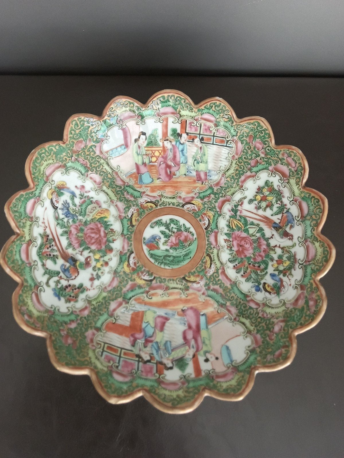 Antiek Chinees Qing - Dynastie bord, Ophalen of Verzenden
