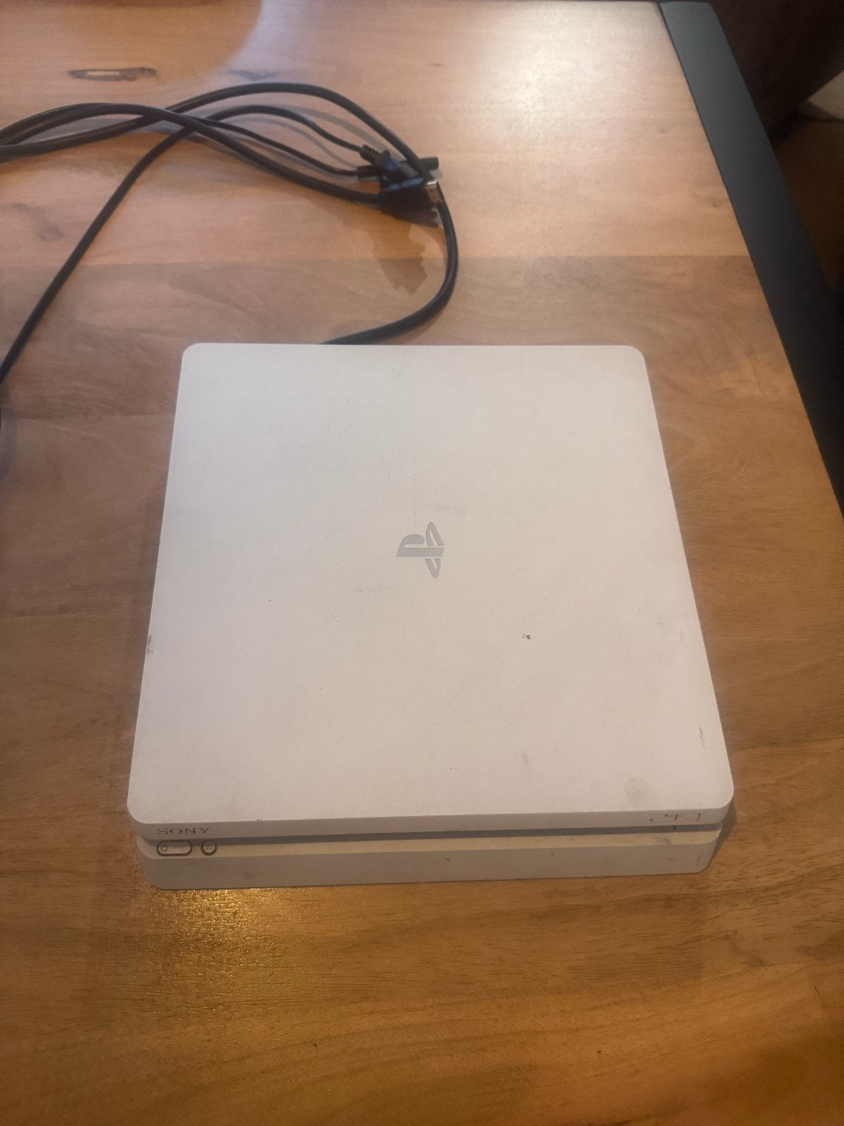 Playstation 4 Slim Wit - Inclusief Controller en Kabels, Spelcomputers en Games, Spelcomputers | Sony PlayStation 4, Ophalen, Zo goed als nieuw