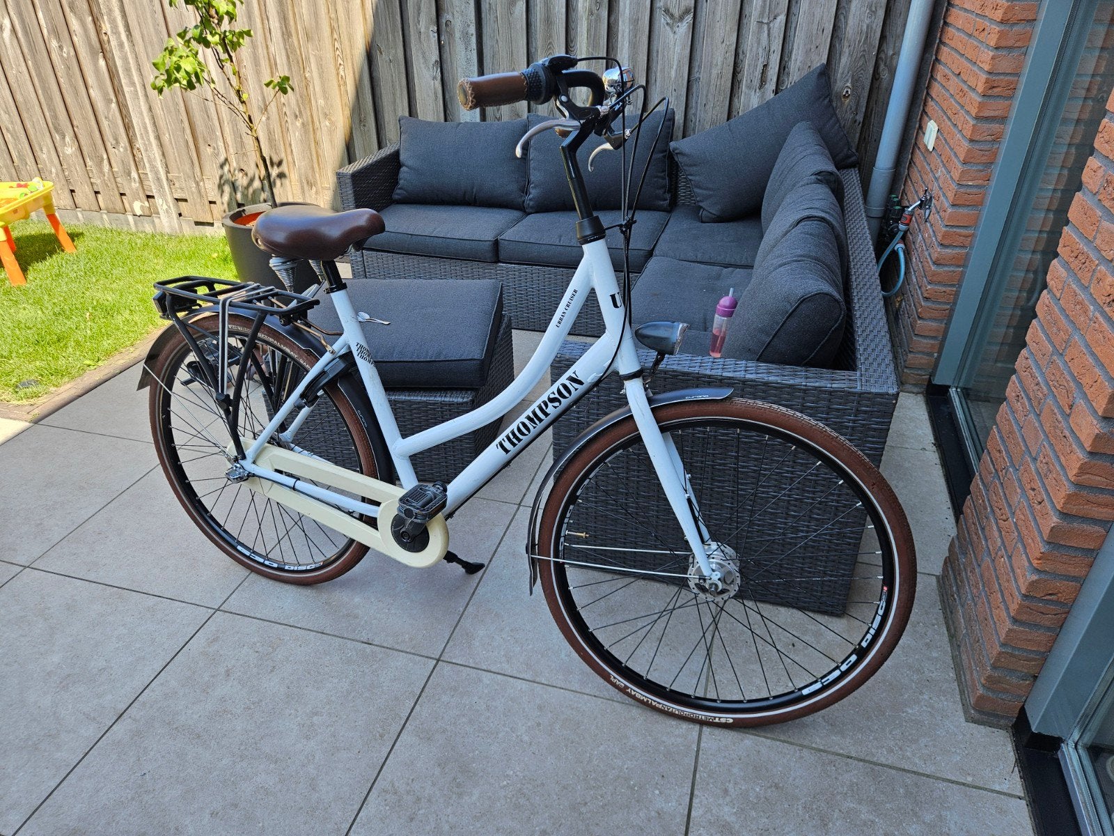 Super goede thompson fiets, Fietsen en Brommers, Fietsen | Dames | Omafietsen, Ophalen of Verzenden, Zo goed als nieuw