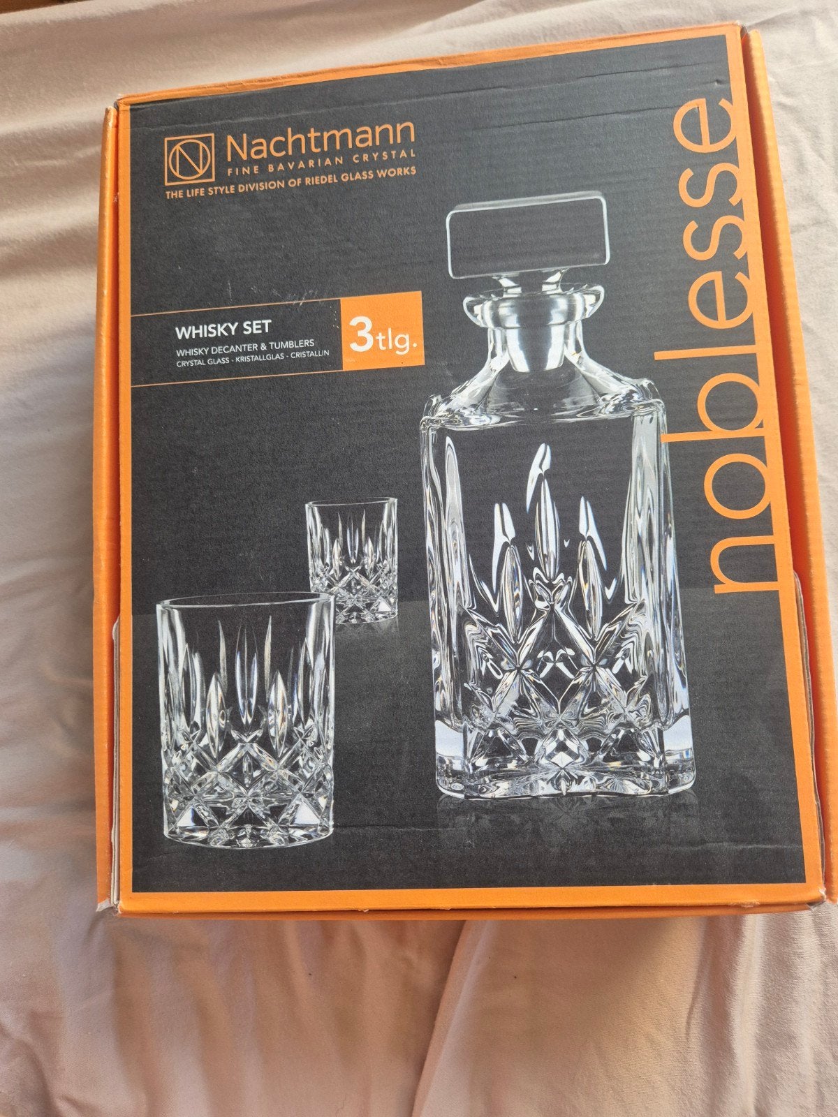 Nachtmann Noblesse Whisky Set - Nieuw in doos, Ophalen, Nieuw, Overige merken, Glas