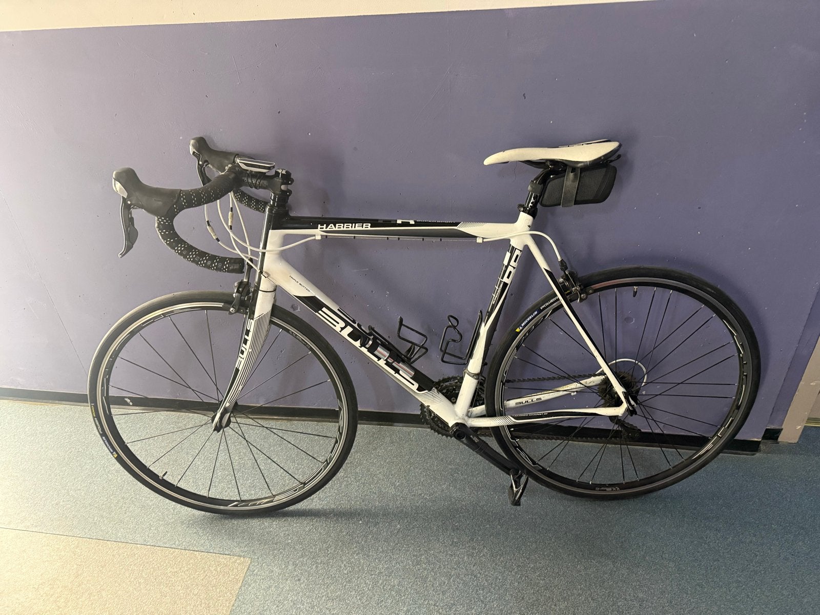 Bulls Harrier racefiets 58 cm-Shimano 105 + Garmin fietscomp, 28 inch, Gebruikt, Aluminium, 15 tot 20 versnellingen