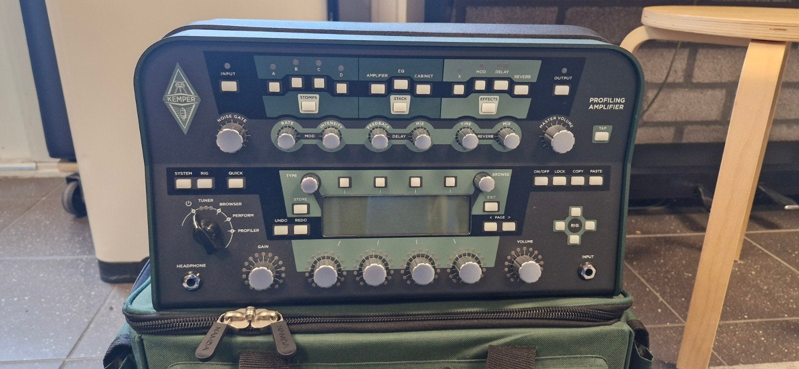 Kemper Profiling Amplifier met Remote en Expression Pedal, Muziek en Instrumenten, Ophalen of Verzenden
