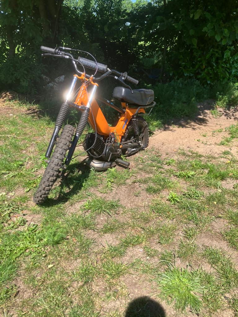 Ktm orange cross Tomos, Ophalen of Verzenden, Zo goed als nieuw, Standard