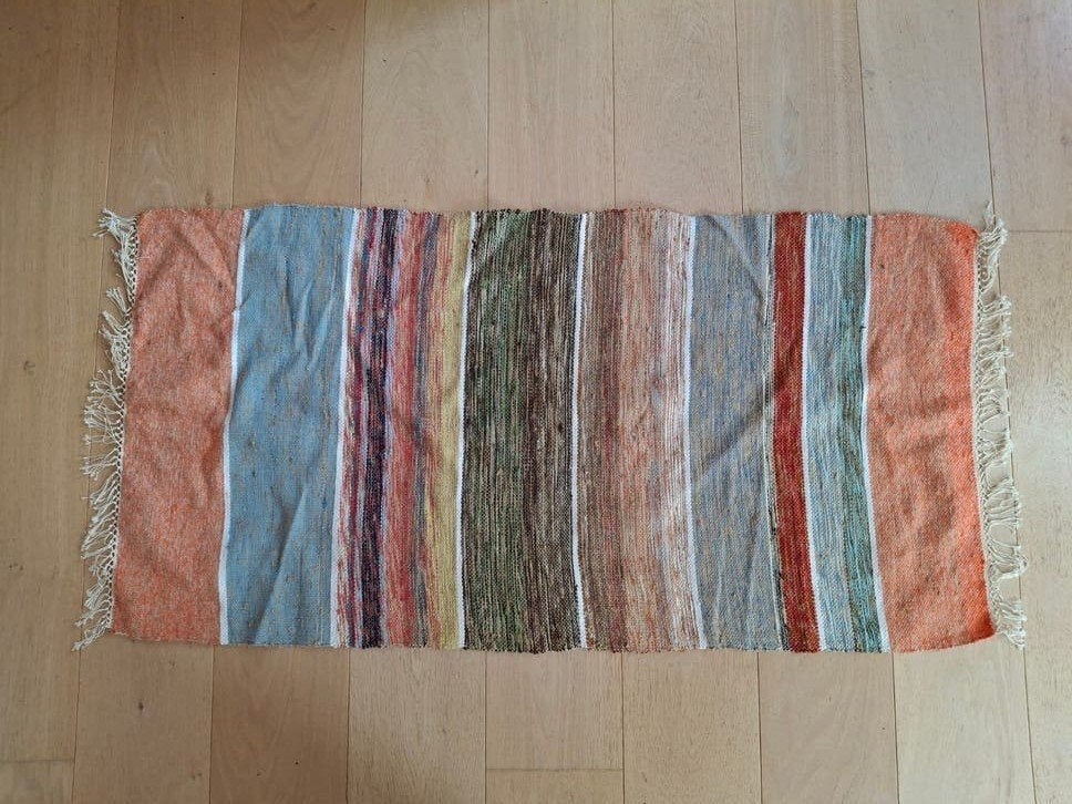 Zweeds katoenen kleed  145 cm, Huis en Inrichting, Ophalen of Verzenden, Rechthoekig, 100 tot 150 cm, 50 tot 100 cm