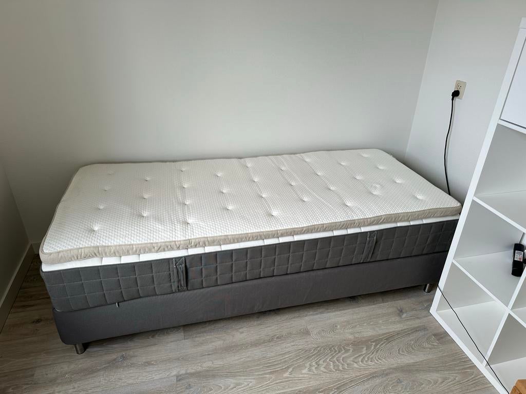 IKEA HÖVÅG Matras en Bedbodem., Ophalen, Gebruikt, 90 cm, Eenpersoons