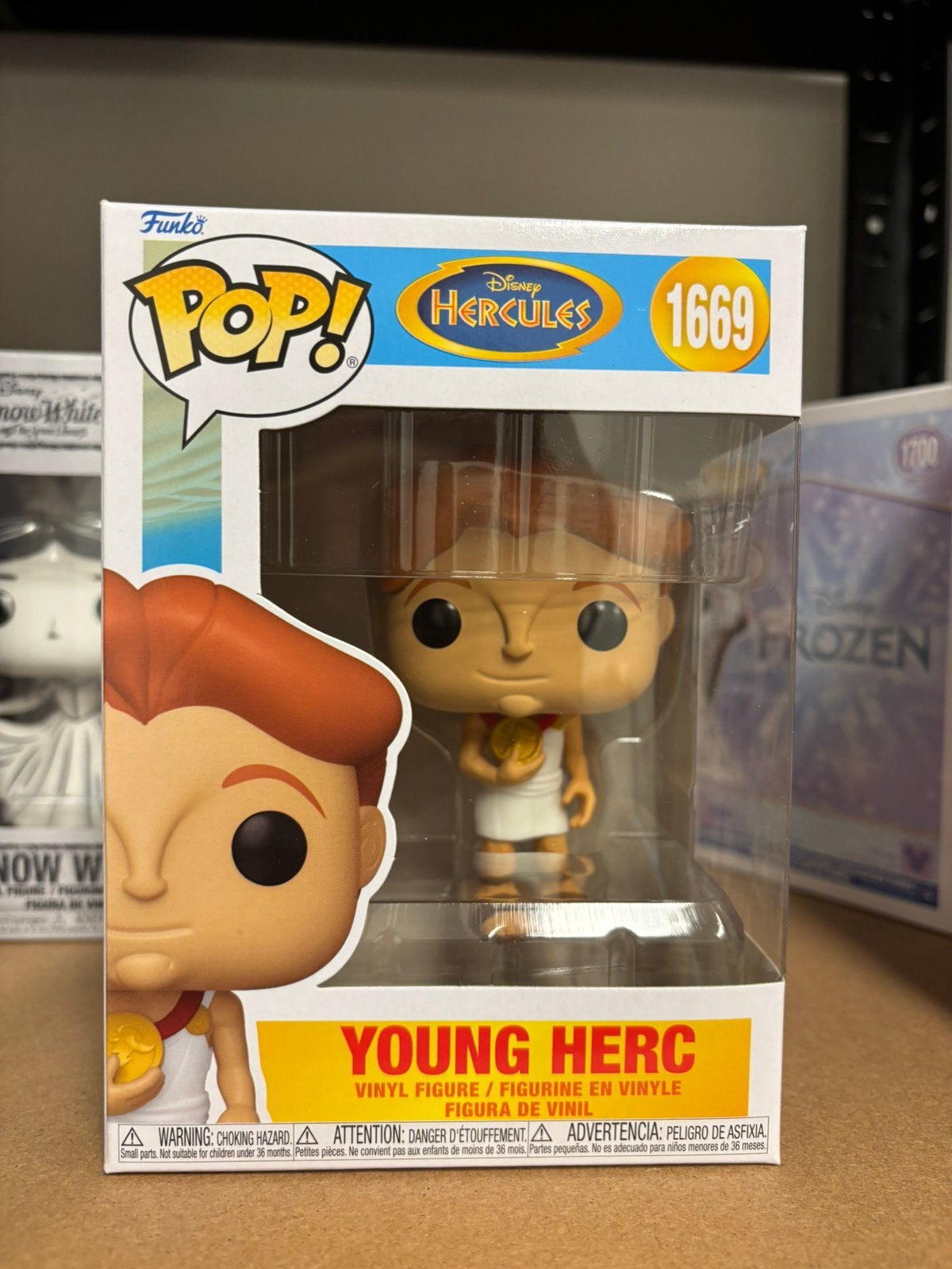 Disney jonge Hercules funko pop 1669, Ophalen of Verzenden, Overige figuren, Nieuw, Beeldje of Figuurtje