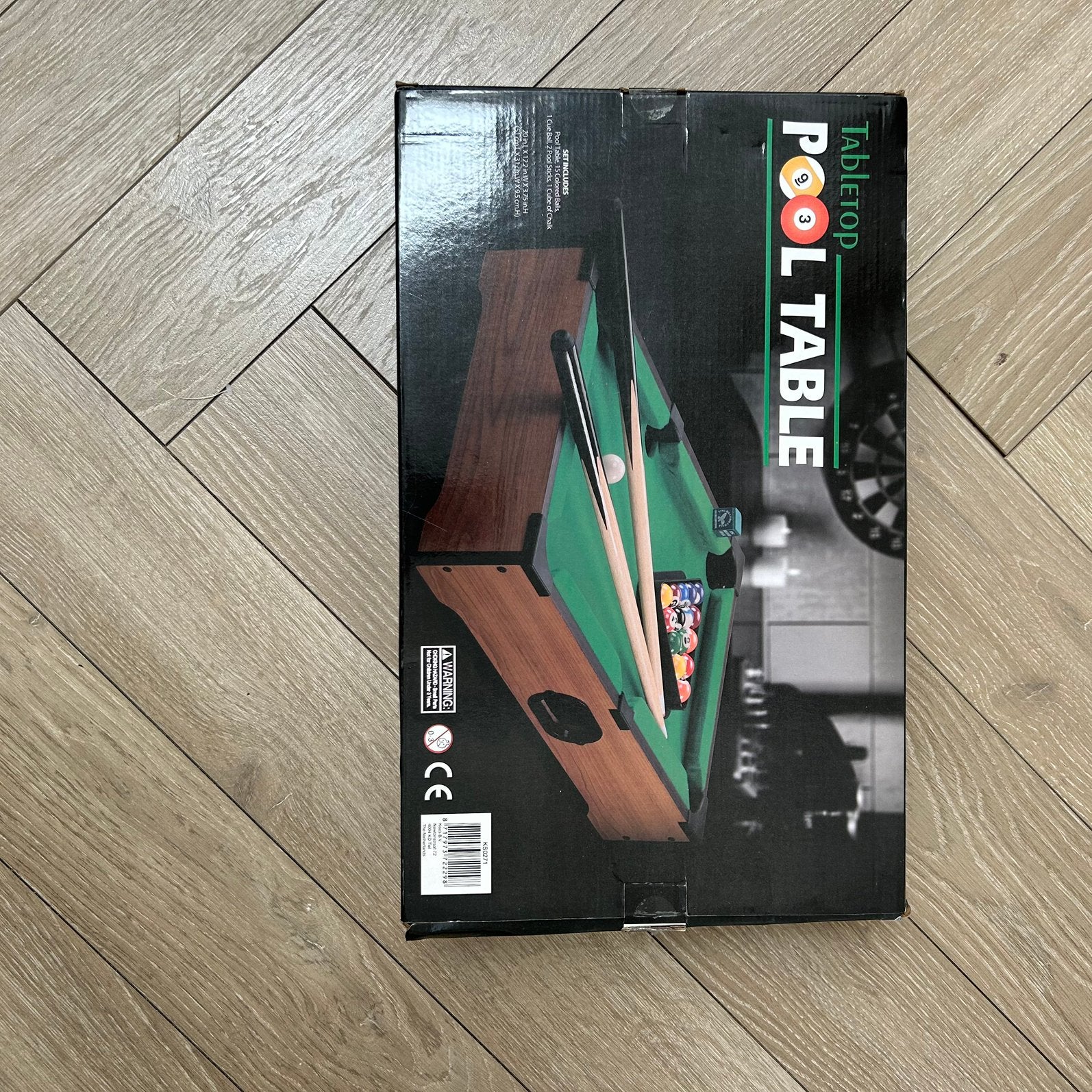 Mini pool tafel, Ophalen, Zo goed als nieuw, Pooltafel