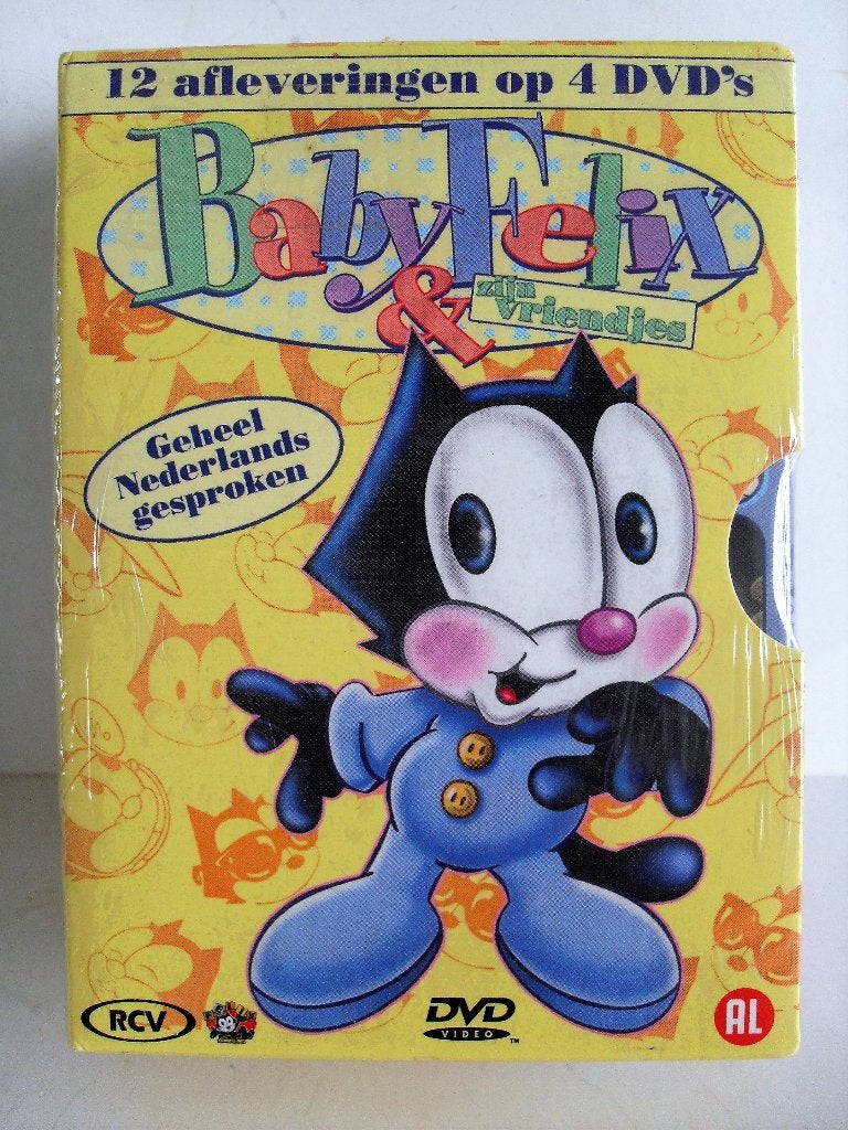 Felix DVD-Box Baby Felix De Kat Mini-Disc Felix The Cat, Europees, Tekenfilm, Alle leeftijden, Nieuw in verpakking